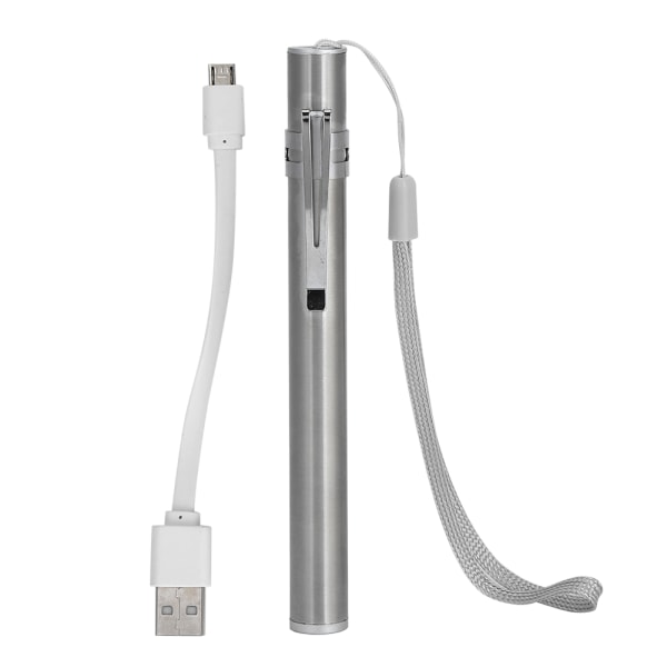 USB-minilommelykt LED oppladbar lommelykt for Doctor Nurse Diagnostic- W