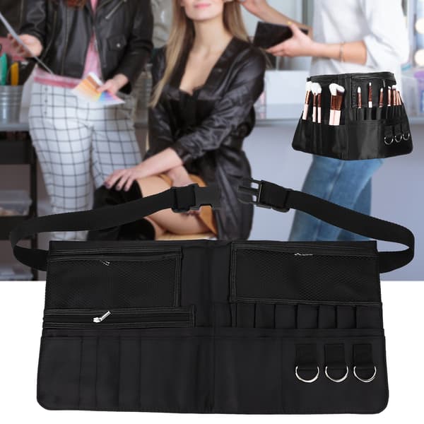 Professionel Makeup Børste Smykke Opbevaring Taljetaske Etui