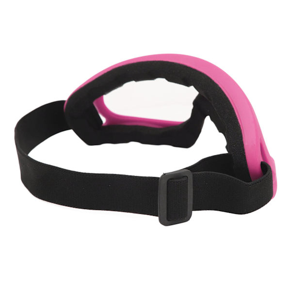 Justerbare rosa ramme skibriller med UV-beskyttelse, vindtette PC-klare linser for menn og kvinner - Perfekt for snowboard!