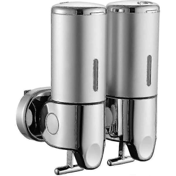 Sæbedispenser Shampoo Gel Dispenser Væghængt GuanGuan Silver