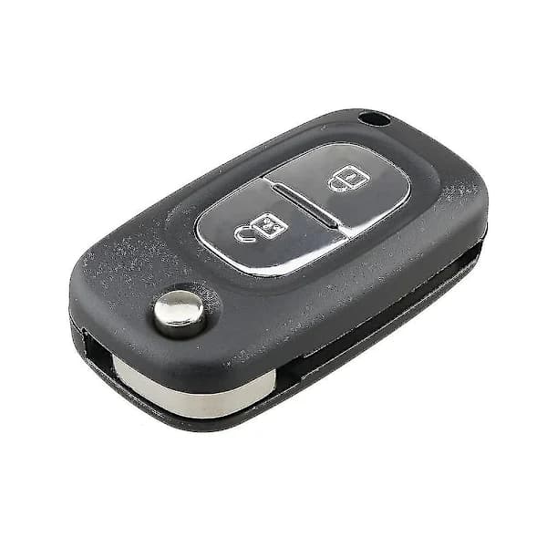 Erstatningsbilnøgle 2 knapper bilnøglehus til Renault Clio / Megane / Kangoo / Modus