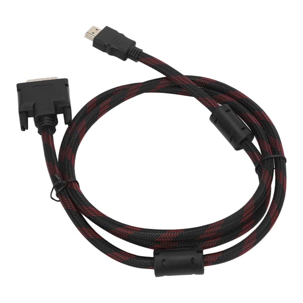 HDMI till DVI-kabel 24+1 Pin 1.4m 4.6ft för Raspberry Pi