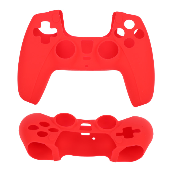 2 stk DOBE Antiskid Silikon Spillkonsollbeskyttelse Gamepad Håndtak Grep for PS5 (Rød)