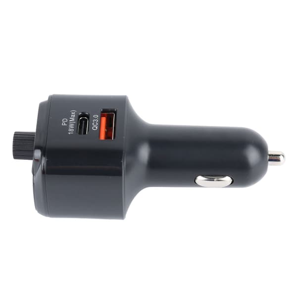 Bluetooth 5.0 FM-sender MP3-afspiller Dobbelt USB-biloplader