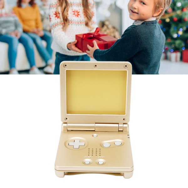 Spelkonsolskal för GBA SP Ersättning Komplett Delar Husskal med Knappar för Gameboy Advance SP Guld