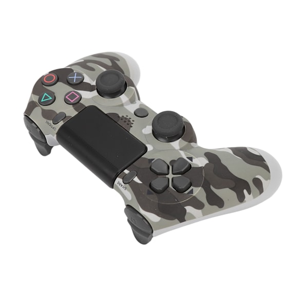 Spilcontroller Dobbelt Vibration Følsom Trådløs Controller Gamepad til PS4 Slim Pro til PS5 Camouflage Grå