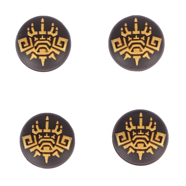 Joystick-skydd förhindrar glidning Skyddande dekorativ silikon tumgreppsskydd för Switch Lite 4-pack