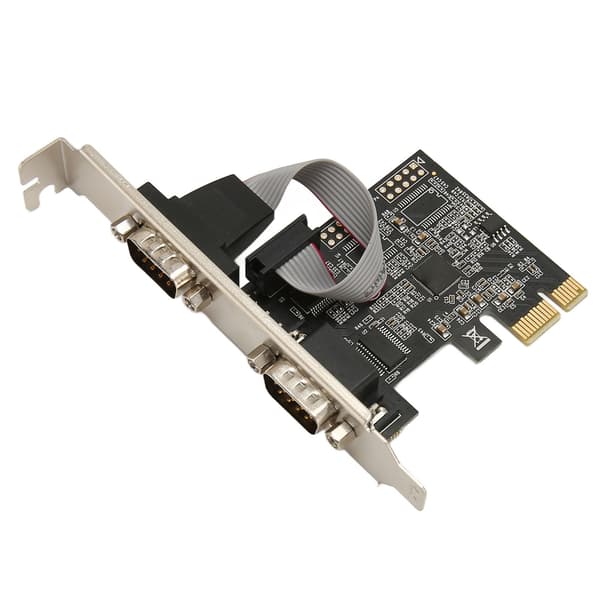 2 Port PCIe RS232 DB9 Serielt Kort til Windows Linux
