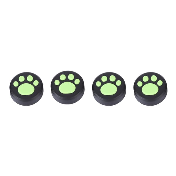 4 stk. grønne silikon joystick-grep for PS3 PS4 Switch Pro-kontroller