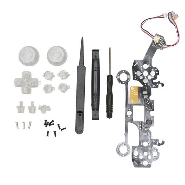 D-Pad Lysende Knapper Kit DIY Multifarvet Lysende Hjemmeknapper til PS5 Controller