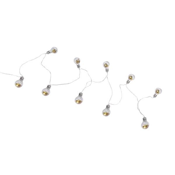 Golden Star E27 LED-ljusslingor - 100 Koppartrådslampor, USB & Batteridriven för Bröllop, Hem, Fester & Semesterdekorationer