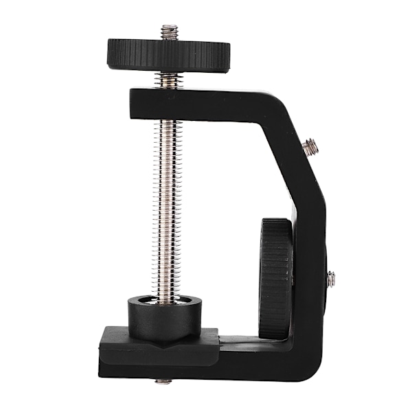 Universal C-Type 1/4\" Desktop Mount Clip Clamp Stativ til Kamera Tripod og Kuglehoveder i Aluminium