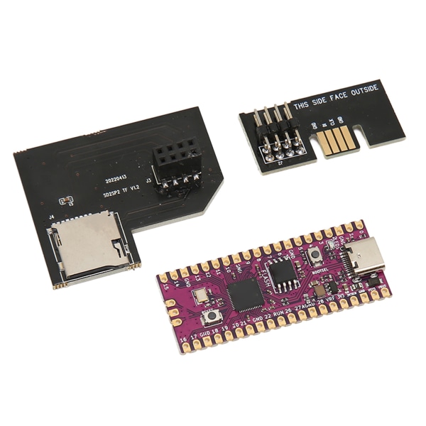 til RasPi Flexible Microcontroller Board Dual Core 264KB ARM Cortex M0+processor med SD2SP2 Pro Micro Storage Card Adapter