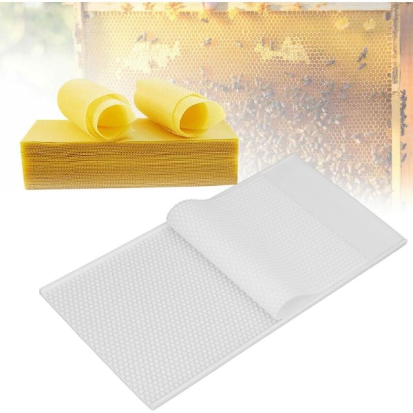 (Hvid)Bivokspladeform, fleksible silikonebivoksplader, stearinlysprægepresse, biavlsudstyr