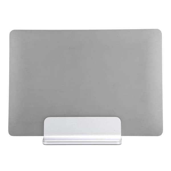 Lodret justerbart laptopstativ i aluminiumslegering, notebook-computerholder, sølv