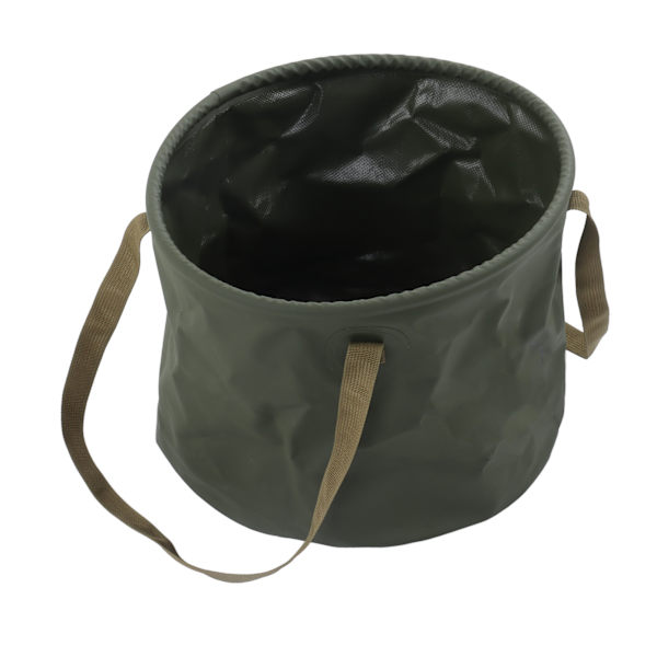 20L Sammenleggbar bøtte Lettvekt plassbesparende Multifunksjonell Grønn Bærbar bøtte for utendørs camping Reise Hjem