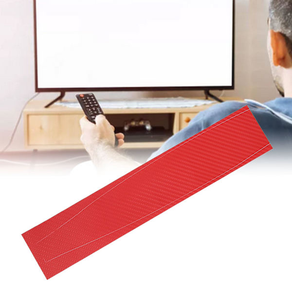 Konsoll Midtskin Ripesikker Spillkonsoll Midtstripe Klistremerke for PS5 Optisk Stasjon Versjon Vert Tilbehør Rød