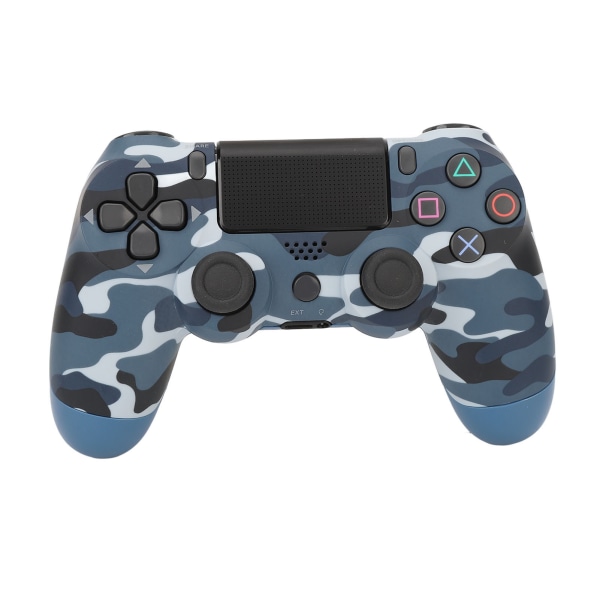 Game Controller Dual Vibration Sensitive Wireless Controller Gamepad för PS4 Slim Pro för PS5 Camouflage Blue- W