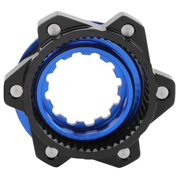 Center Lock Adapter 6 Bolt Skivebremse Rotor Konvertering til Mountainbikes Sort Blå