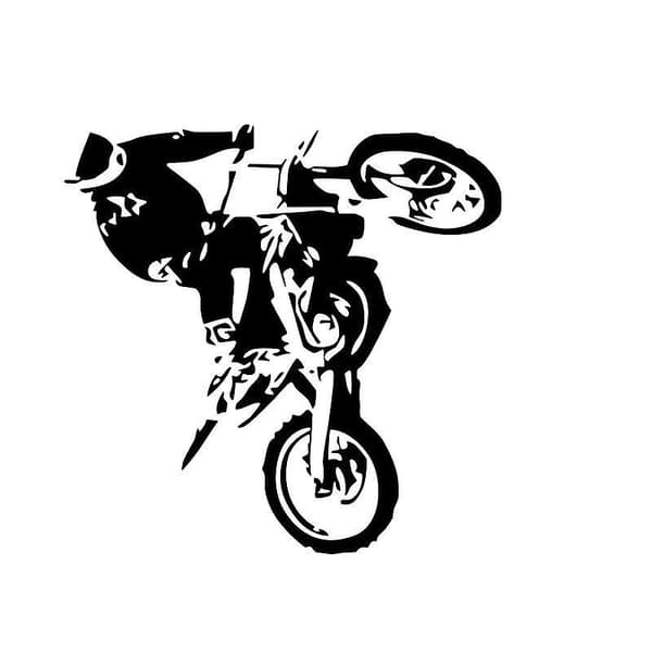 1 kpl Off-road moottoripyöräilijä tarra