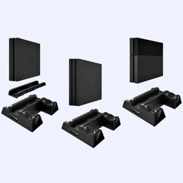 Spillkonsoll Kjølevifte Stille Effektiv varmefjerning USB ekstern kjøler for PS4 for PS4 Slim for PS4 Pro