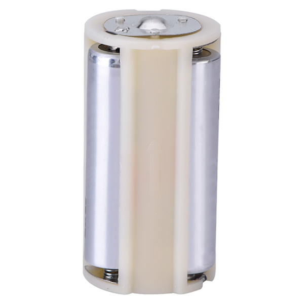 10 stk. AA til D Batteriadapter Konverter 4,5V Tandemforbindelse Holder Case