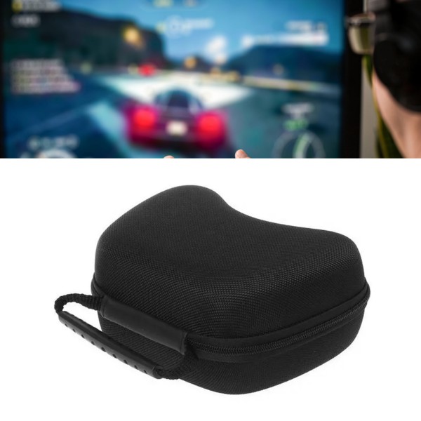 Gamepad Opbevaringspose Støv- og Stødsikker Game Controller Hård Transporttaske til PS5 Tilbehør Sort