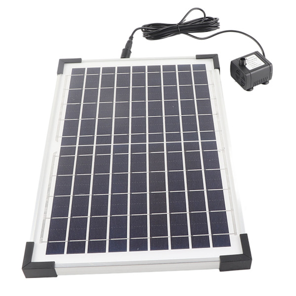 Solcelled Fontænepumpe 9V 10W Nem at Installere Solcelledrevet Fontæne Havepumpe Sæt til Fuglebad Have Baghave Pool Fisketank