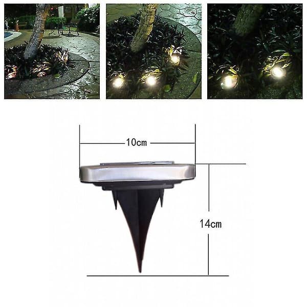 1 stk. LED Vanntett Nedgravd Lampe