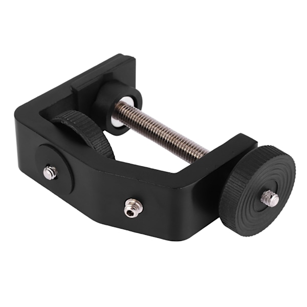 Universal C-Type 1/4\" Desktop Mount Clip Clamp Stativ til Kamera Tripod og Kuglehoveder i Aluminium