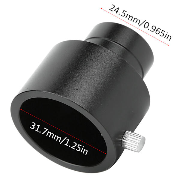Astronomisk teleskop okularadapter 0,965 tommer montering til 1,25 tommer montering