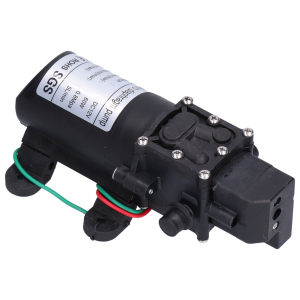 12V Vedenpainekalvo Pumppu 60W Itse Imuva Tehostin Suihkupumppu Puutarhan Kasteluun Uima-altaisiin