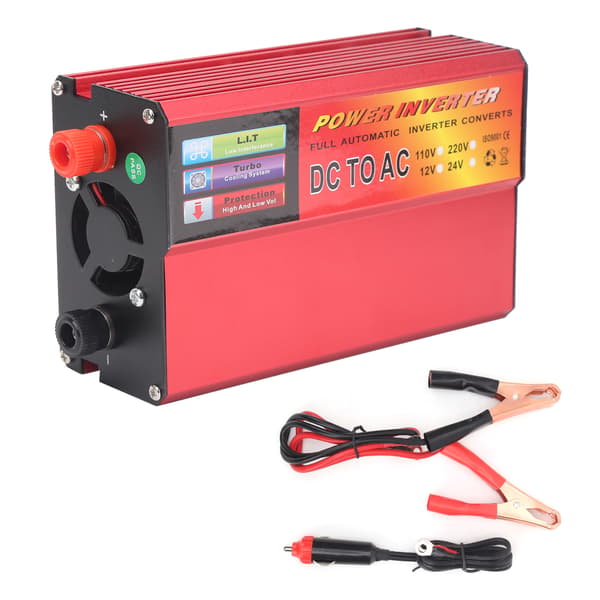 800W strømomformer DC 24V til AC 110V USB-lading digital spenningsdisplay modifisert sinusbølge