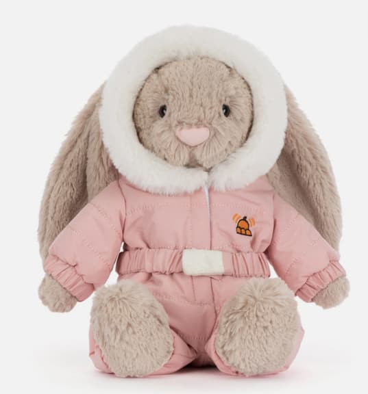 【bt02】Jellycat Bashful Bunny 'Snödräkt'