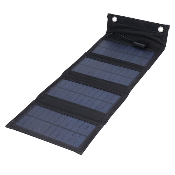 10W 5V USB Solpanel Foldbar Bærbar Polykrystallinsk Solcelleoplader til udendørs brug