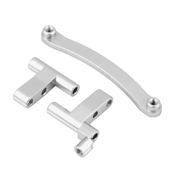 Styrserverspärr komplett montering i aluminiumlegering för FS Monster 1/18 skala RC-truck (Silver)