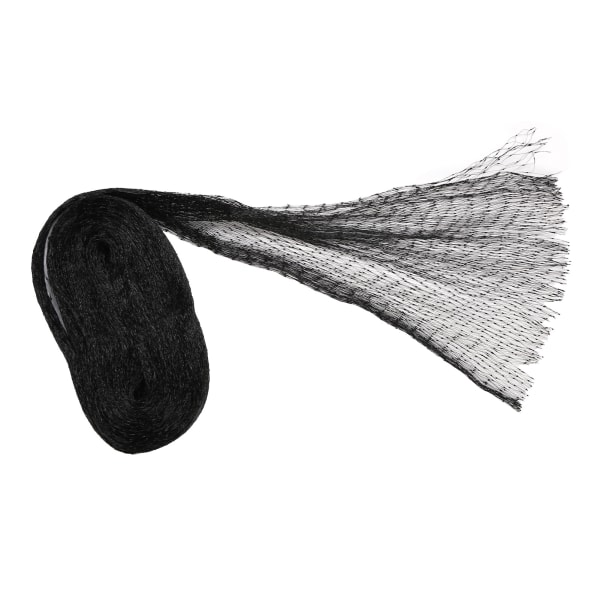 Fuglenet med 50 stk. Kabelbinder Nylon Have Net Anti Fugl Mesh Plante Skadedyr Net til Grøntsager Frugt Sort