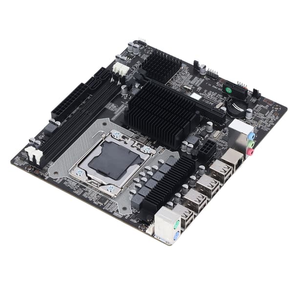 X58 LGA 1366 Gaming hovedkort DDR3 ECC minne USB 2.0 SATA stasjonær PCB