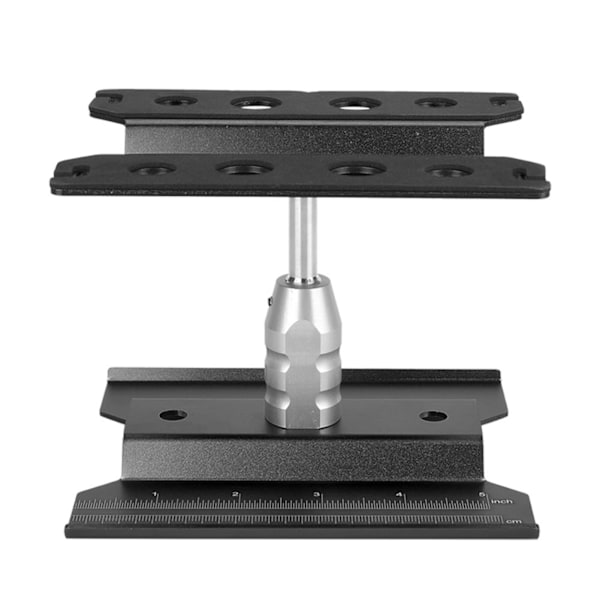 Rotationsreparationsplattform Arbetsställ för 1/8 1/10 RC-modellbil (Svart)