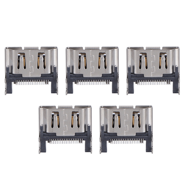 5 stk. Spilkonsol HDMI Stikkontakt Port Interface Connector Udskiftning til PS4 SLIM/PRO