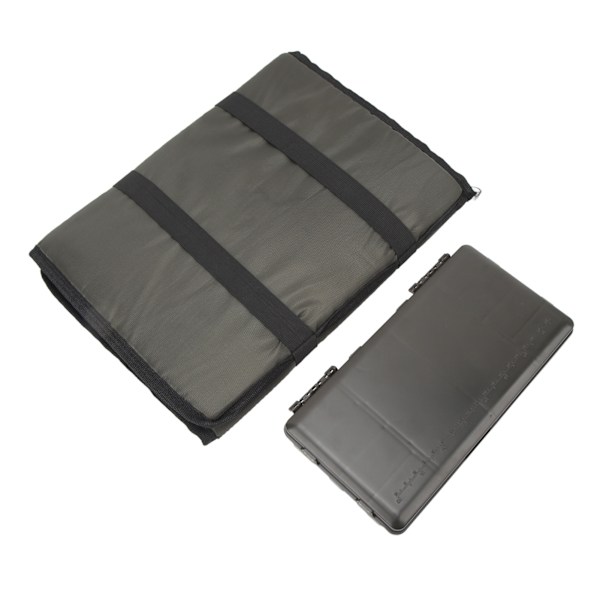 3-lagers Vikbart Skyddande Pad Svamp Bärbar Unhook Pad med Bete Box Combo Set Lämplig för Professionella Fiskeentusiaster