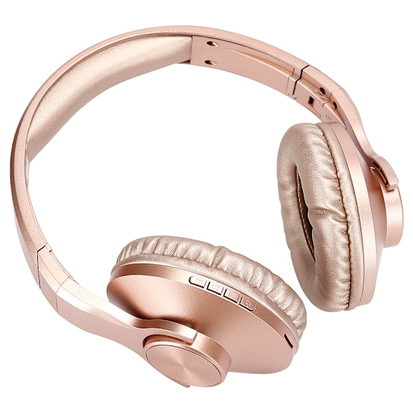BT602 Kevyt Langaton Bluetooth 4.2 Pelikorvanappi ABS On-Ear Kuulokkeet Stereo Kulta