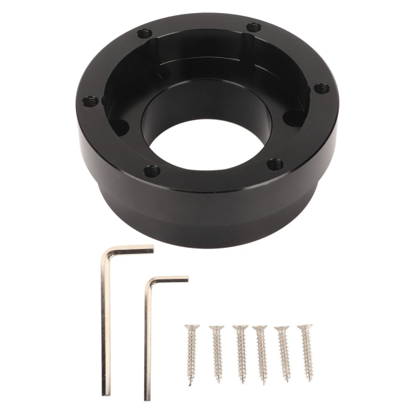 70mm Styrningshjul Adapterplatta Legering Nav Adapterplatta för Logitech för Momo för Sparco 13 14 tum PCD Styrningshjul Svart