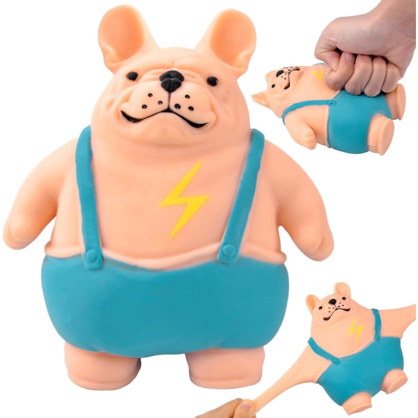 15 cm Lightning Lightning Puppy Squeeze Toys, Cartoon Puppy Squeeze Toys, Funny Puppy Toys, Animal Anti-Stress Leksaker för avkoppling, skoj eller stressavlastning