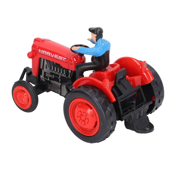 Rød Legering Traktor Legetøj Ingeniørkøretøj Model til Børn