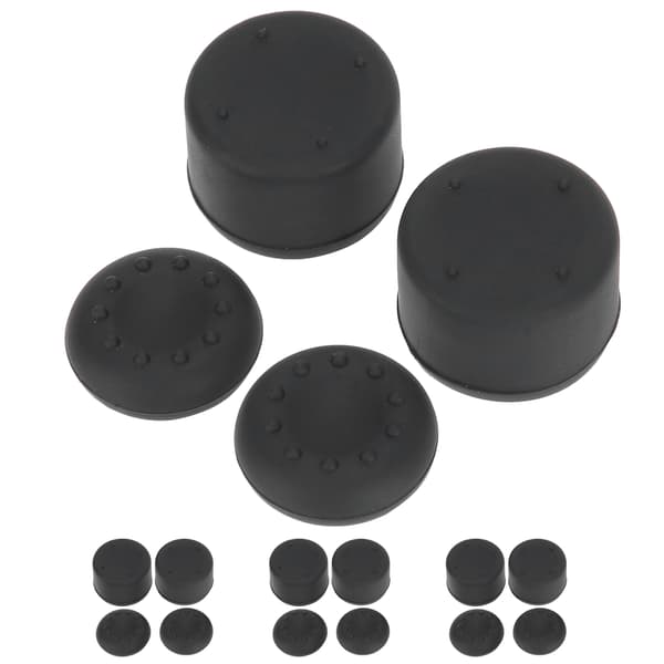 4-pack Silikon Tumgrepp Skydd för PS4 PS5 Kontroller Joystick Kåpa