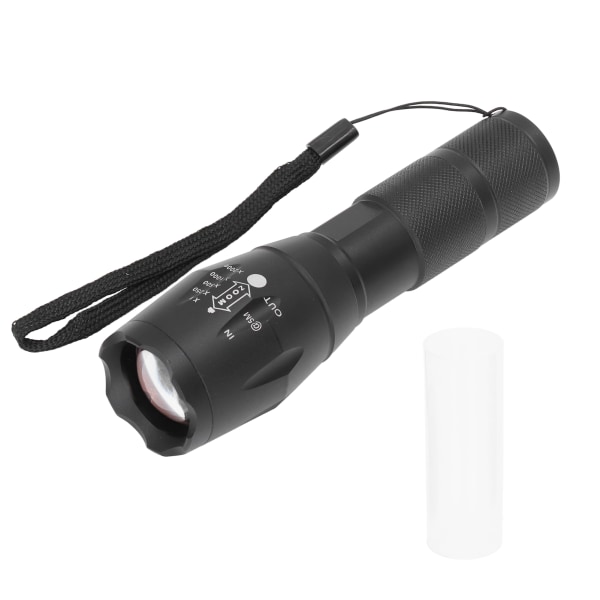 Kannettava LED-taskulamppu Teleskooppinen tarkentava metsästystaskulamppu IPX54 vedenpitävä A100 punainen valo