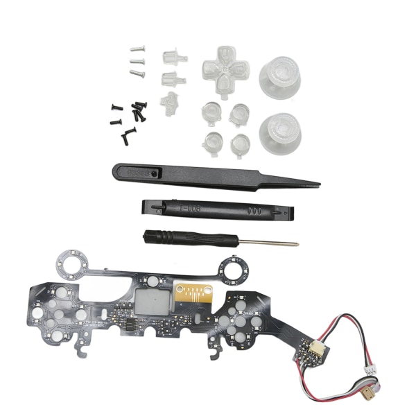 D-Pad Lysende Knapper Kit DIY Multifarvet Lysende Hjemmeknapper til PS5 Controller