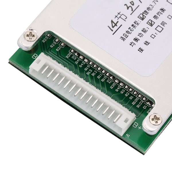 14S Lithium Batteri Beskyttelses PCB Plade med Balanceopladning til 30A Kapacitet