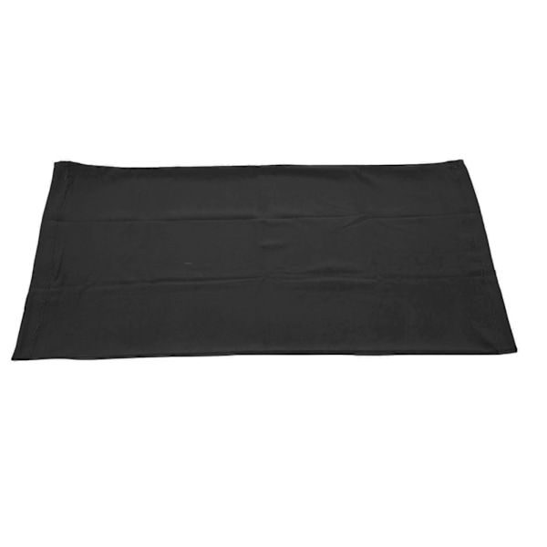 Utomhus isilkscarf, mjuk, andningsbar, tvättbar, anti-UV cykelmask och halsduk (svart)